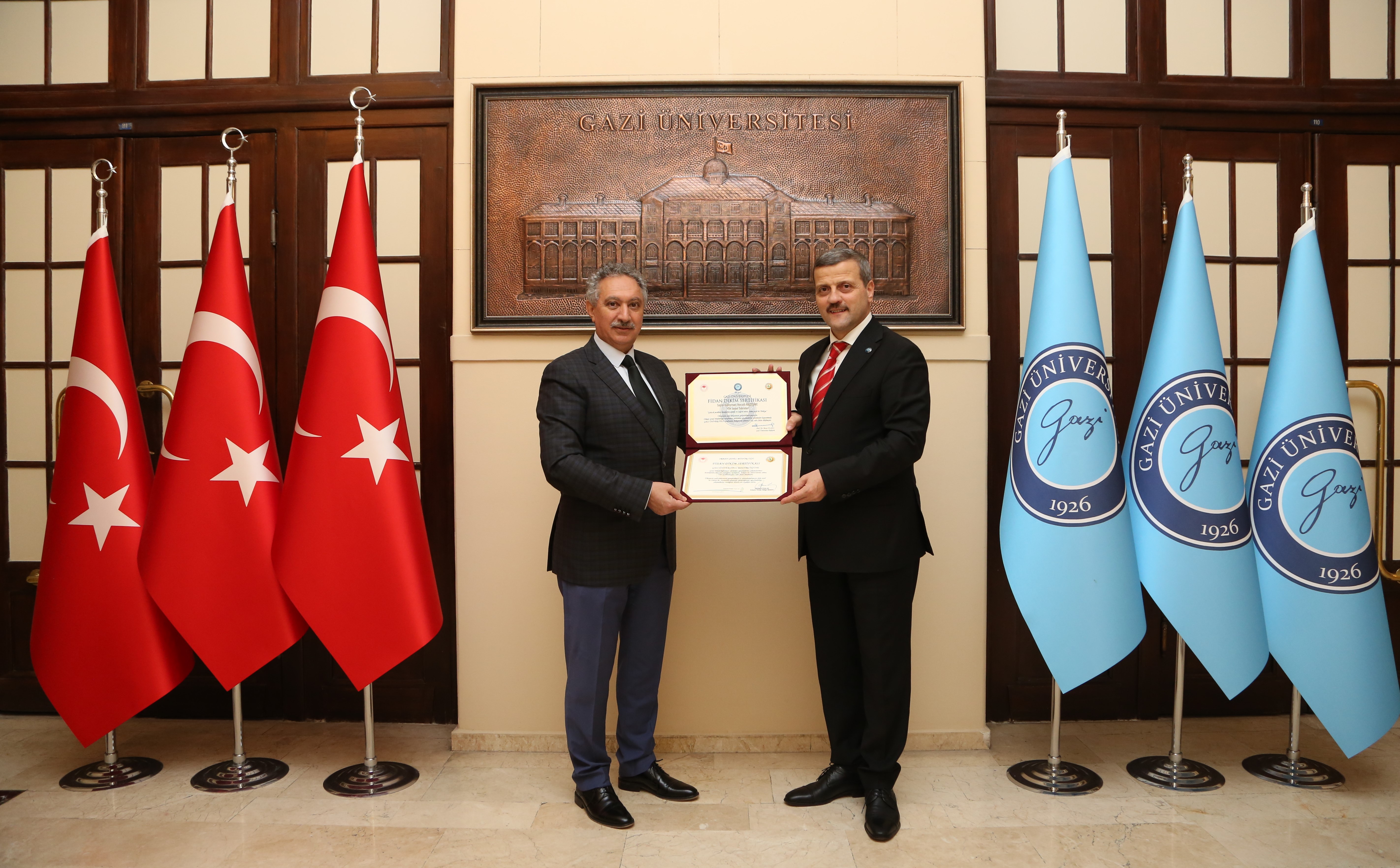 Yükseköğretim Kurulu Genel Sekreteri Süleyman Necati Akçeşme, Rektörümüz Prof. Dr. Musa Yıldız’ı Ziyaret Etti-1