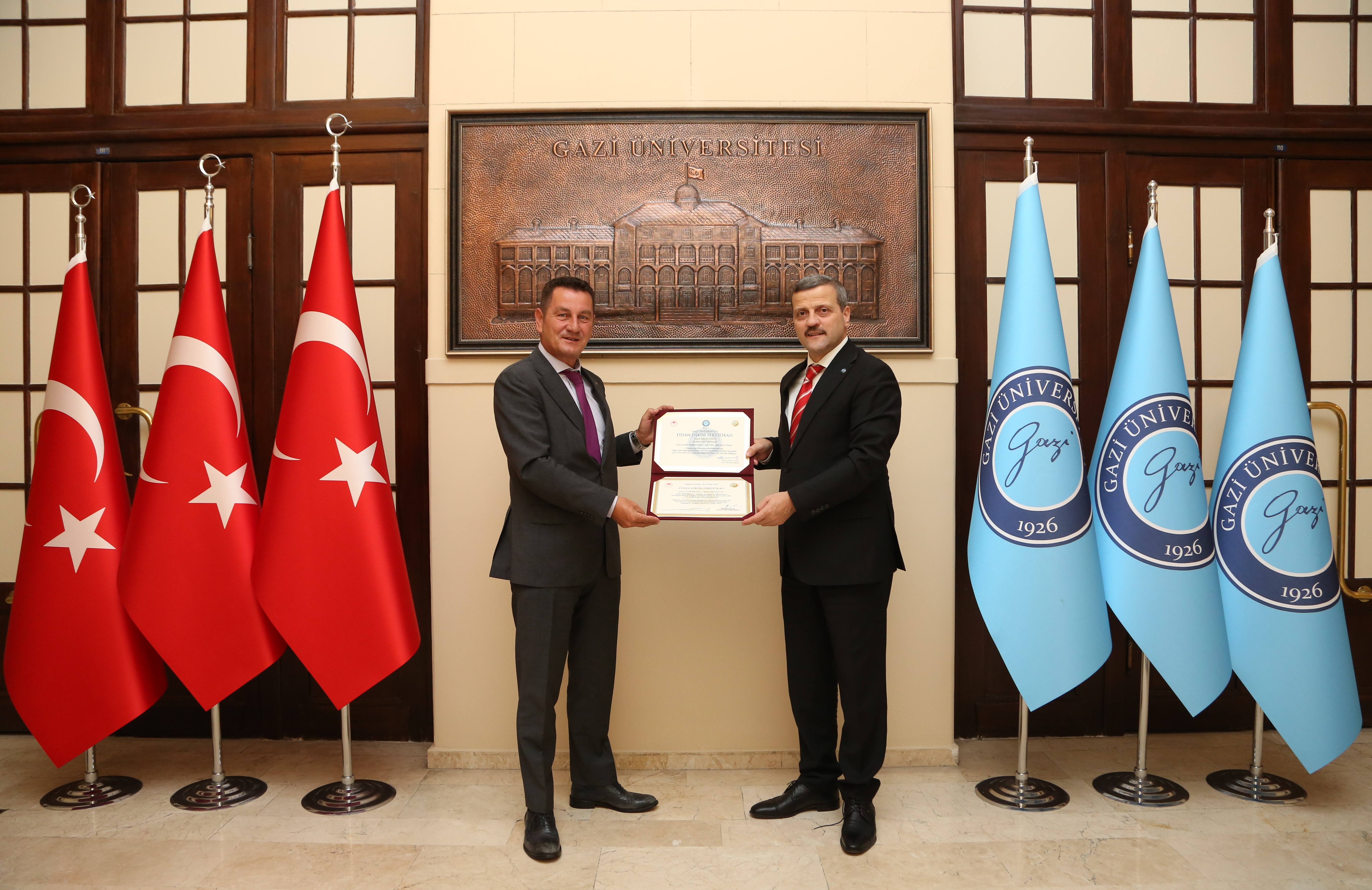 Ankara Vali Yardımcısı Murat Soylu, Rektörümüz Prof. Dr. Musa Yıldız’ı Ziyaret Etti-1