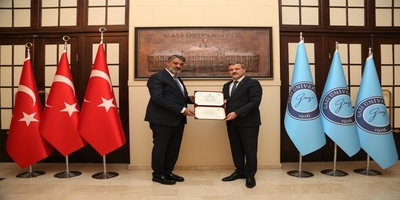 Karabük Üniversitesi Rektörü Prof. Dr. Refik Polat, Rektörümüz Prof. Dr. Musa Yıldız’ı Ziyaret Etti