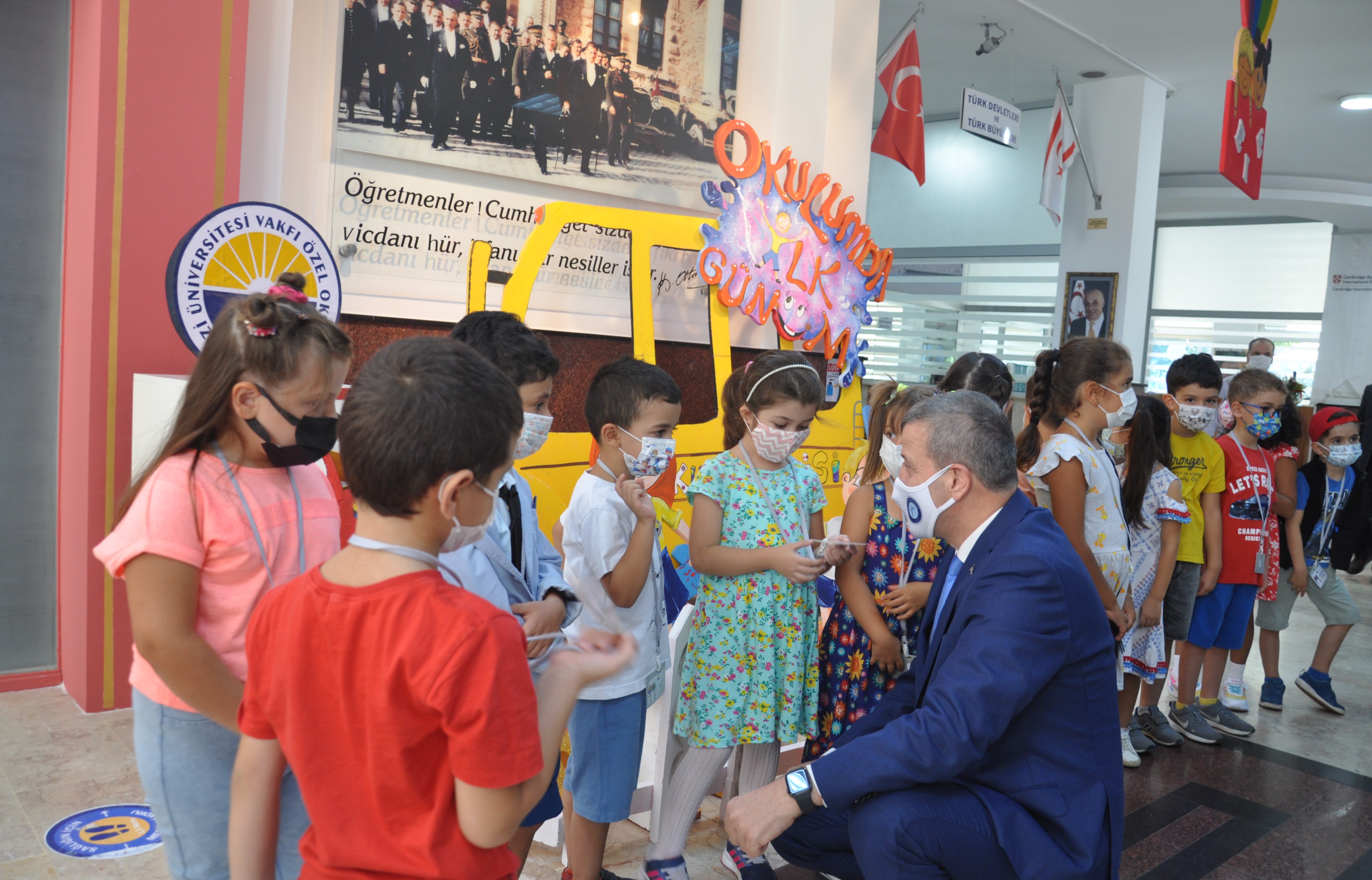 Rektörümüz Prof. Dr. Musa Yıldız, 2021-2022 Eğitim Öğretim Yılı Başlangıcında Gazi Üniversitesi Vakfı Özel Okullarını Ziyaret Etti-1