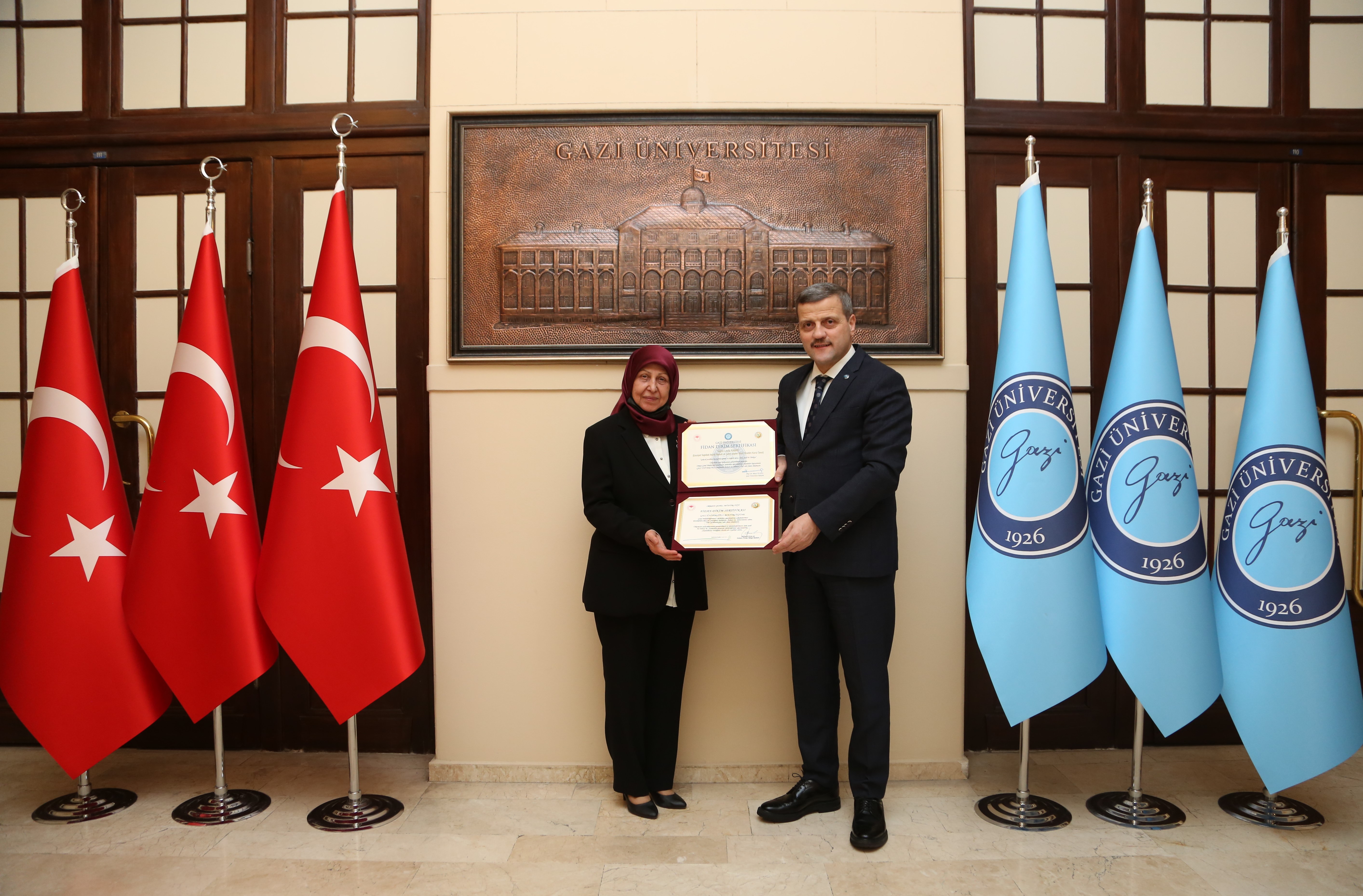 Emniyet Teşkilatı Vazife Malulü ve Şehit Aileleri Vakfı Üniversitemizi Ziyaret Etti-1