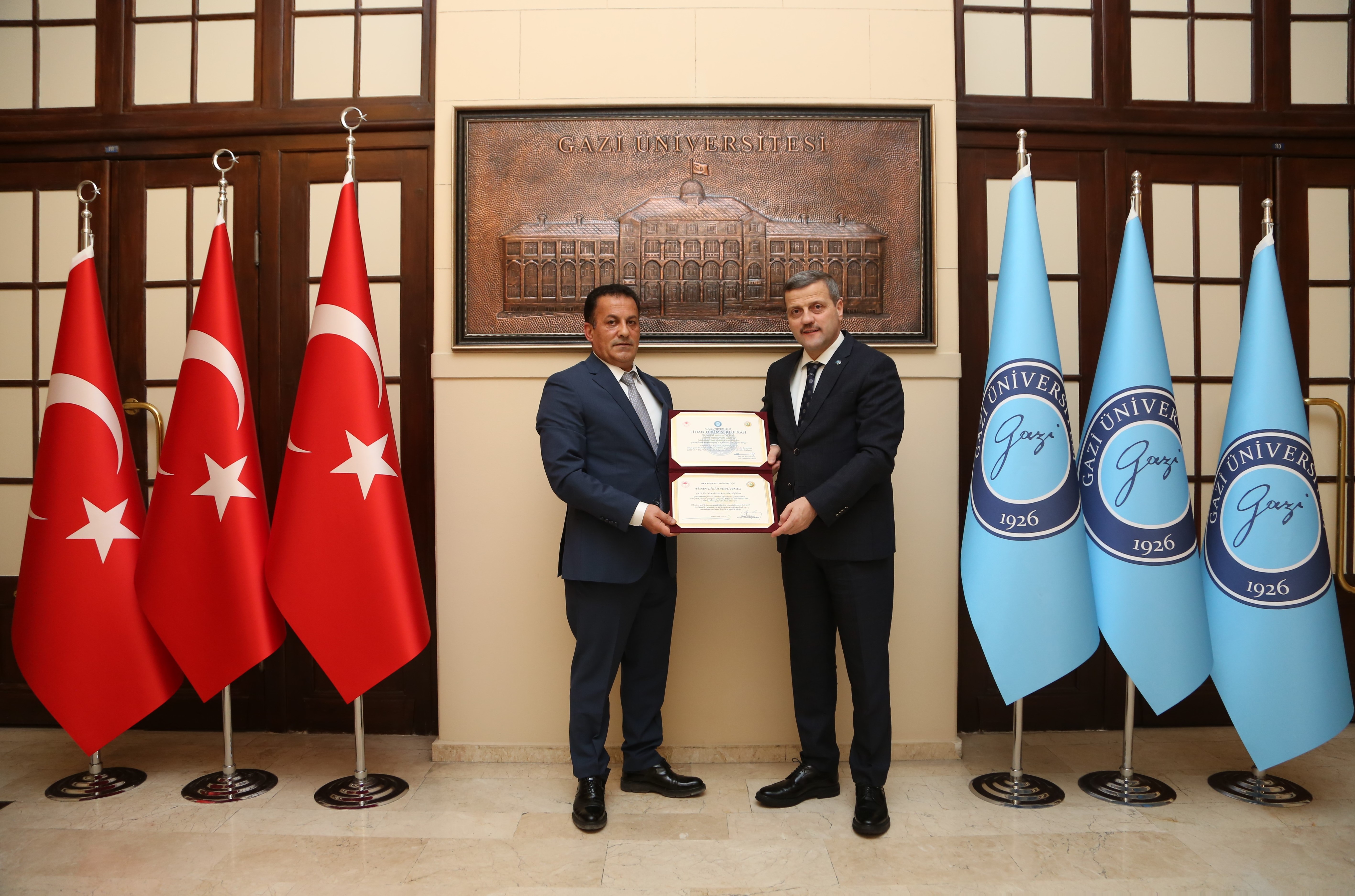 Emniyet Teşkilatı Vazife Malulü ve Şehit Aileleri Vakfı Üniversitemizi Ziyaret Etti-1