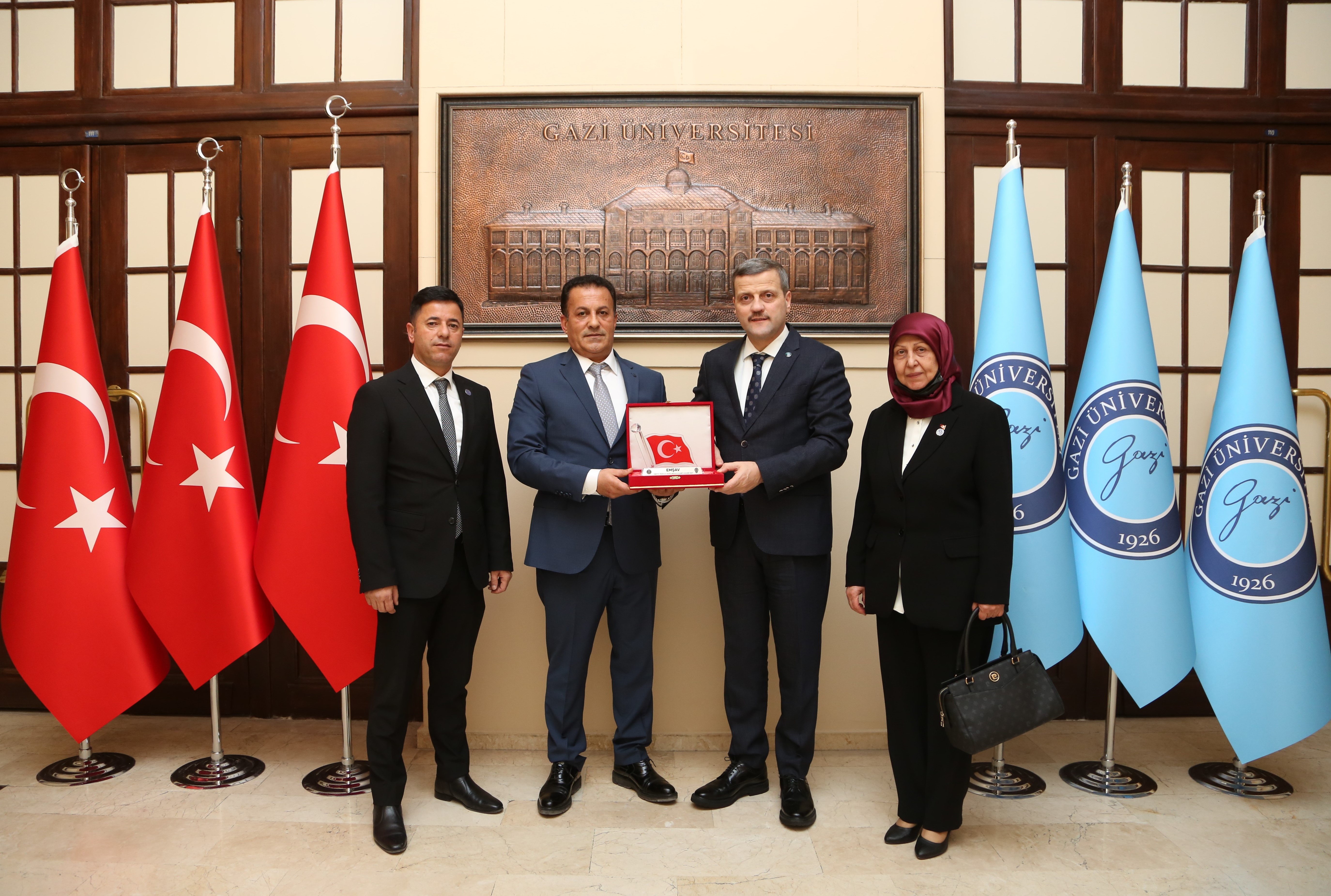 Emniyet Teşkilatı Vazife Malulü ve Şehit Aileleri Vakfı Üniversitemizi Ziyaret Etti-1
