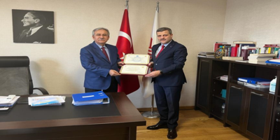 Rektörümüz Prof. Dr. Musa Yıldız, YÖK Denetleme Kurulu Başkanı Prof. Dr. Ramazan Kaplan’ı Ziyaret Etti