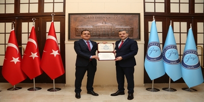 Hakkari Valisi İdris Akbıyık, Rektörümüz Prof. Dr. Musa Yıldız’ı Ziyaret Etti