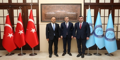 MEB Yükseköğretim ve Yurt Dışı Eğitim Genel Müdürü Prof. Dr. Cemal Yıldız, Rektörümüz Prof. Dr. Musa Yıldız’ı Ziyaret Etti