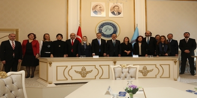 Şehit Yakınları ve Gaziler Genel Müdürü Selim Çelenk, Rektörümüz Prof. Dr. Musa Yıldız’ı Ziyaret Etti