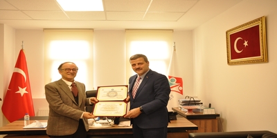 Rektörümüz Prof. Dr. Musa Yıldız, Yüksek İhtisas Üniversitesi Rektörü Prof. Dr. Mustafa Paç’ı Ziyaret Etti