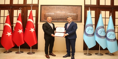 Ankara Vali Yardımcısı Dr. Ayhan Özkan, Rektörümüz Prof. Dr. Musa Yıldız’ı Ziyaret Etti