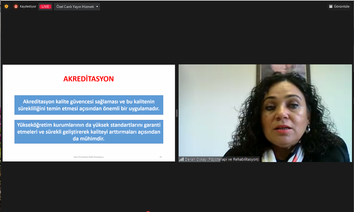 Kurumsal Akreditasyon Programı Kapsamında “Üniversitelerde Akreditasyon Süreci ve Kazanımları” Konulu Eğitim Düzenlendi-1