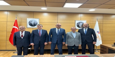 Rektörümüz Prof. Dr. Musa Yıldız, ETİ Maden İşletmeleri Genel Müdürü ve Yönetim Kurulu Başkanı Serkan Keleşer'i Ziyaret Etti