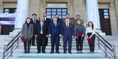 Gazi Üniversitesi Vakfı Özel Okulları Mezunlar Derneği Yönetim Kurulu Başkanı Zafer Küçükşabanoğlu, Rektörümüz Prof. Dr. Musa Yıldız’ı Ziyaret Etti
