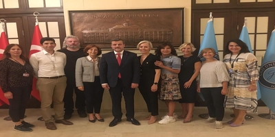 Üniversitemiz Tıp Fakültesi Tıbbi Patoloji Ana Bilim Dalı Başkanı ve Ana Bilim Dalı Öğretim Üyeleri, Rektörümüz Prof. Dr. Musa Yıldız’ı Ziyaret Etti