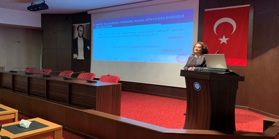 Üniversitemizde “Konuşmalarınızı Etkili Hale Getirmenin Etkili Yolları” Konulu Hizmet İçi Eğitim Düzenlendi