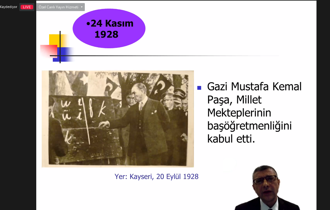 Üniversitemizde “Kültür Tarihimizin Ulu Çınarları Öğretmen Yayıncılar” Konulu Hizmet İçi Eğitim Düzenlendi-1