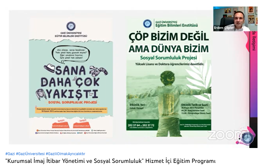 Üniversitemizde “Kurumsal İmaj, İtibar Yönetimi ve Sosyal Sorumluluk” Konulu Hizmet İçi Eğitim Düzenlendi-1