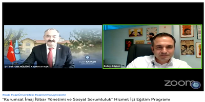 Üniversitemizde “Kurumsal İmaj, İtibar Yönetimi ve Sosyal Sorumluluk” Konulu Hizmet İçi Eğitim Düzenlendi