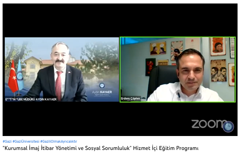 Üniversitemizde “Kurumsal İmaj, İtibar Yönetimi ve Sosyal Sorumluluk” Konulu Hizmet İçi Eğitim Düzenlendi-1