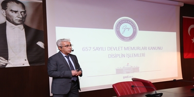 Üniversitemizde “657 Sayılı Devlet Memurları Kanununa Göre Disiplin İşlemleri” Konulu Hizmet İçi Eğitim Düzenlendi