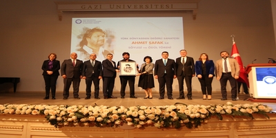 Türk Dünyasının Değerli Sanatçısı Ahmet Şafak’a Üniversitemiz Tarafından “Türk Dünyasının Sanatçısı Ödülü” Verildi