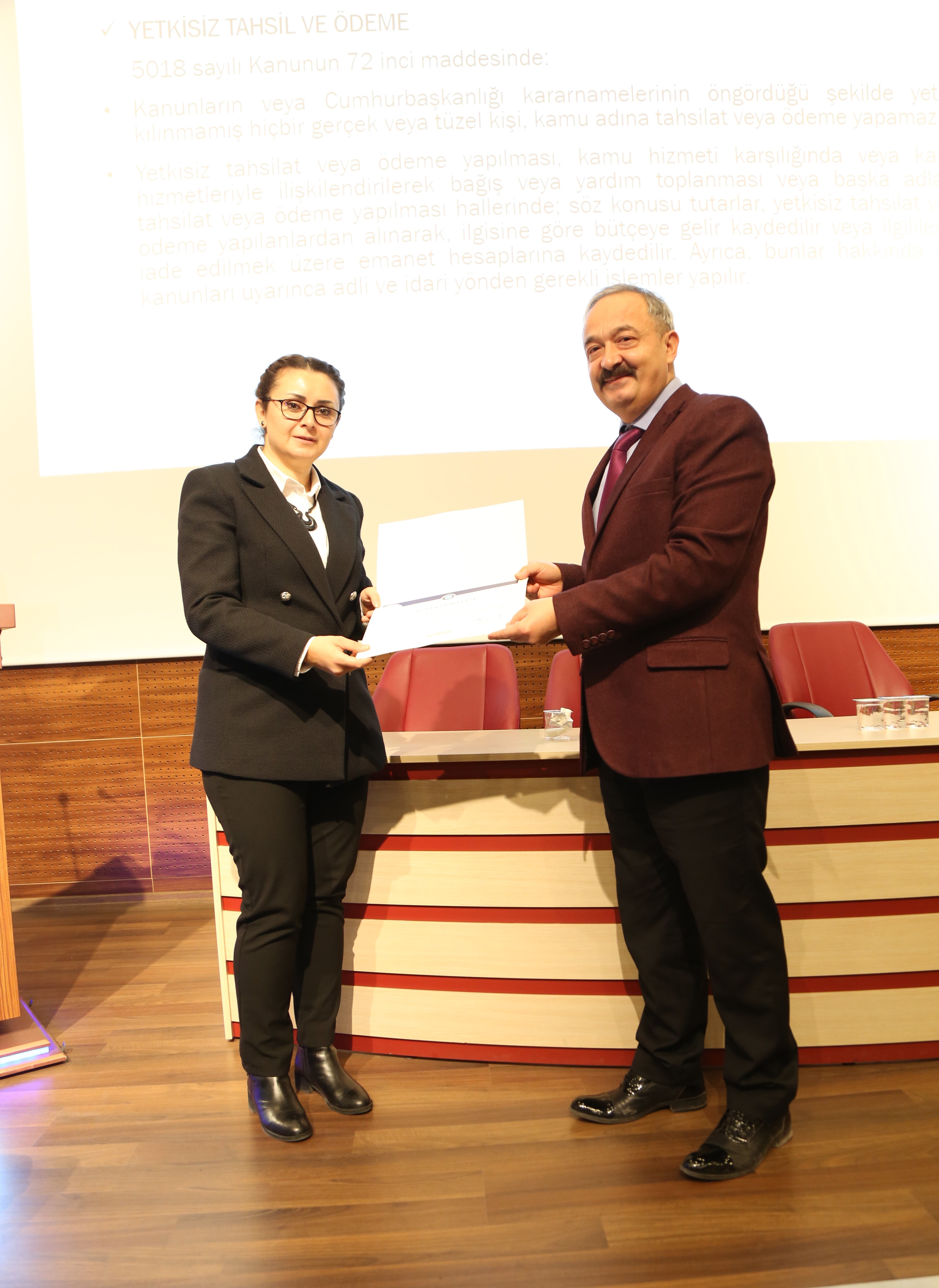 Üniversitemizde “Mali Mevzuatlar Hakkında Bilinmeyenler” Konulu Hizmet İçi Eğitim Düzenlendi-1