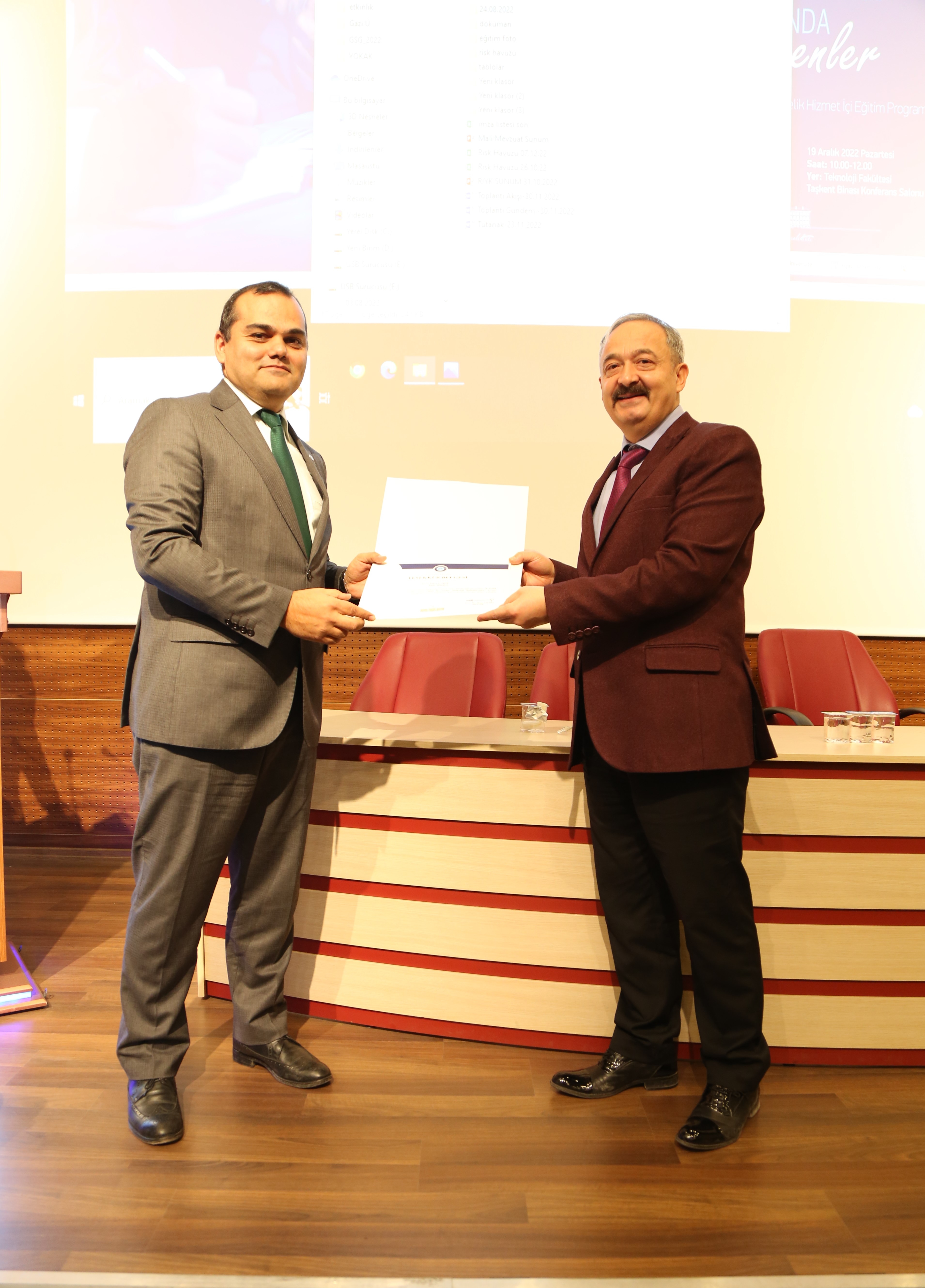 Üniversitemizde “Mali Mevzuatlar Hakkında Bilinmeyenler” Konulu Hizmet İçi Eğitim Düzenlendi-1