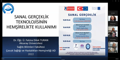 Üniversitemizde, “Artırılmış Gerçeklik ile Geriatrik Bireylerde İlkyardım Eğitimi” Erasmus+ Projesi Kapsamında “Sanal Gerçeklik” Webinarı Gerçekleştirildi
