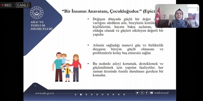 “Mutluluğun Anahtarı Aile” Konulu Hizmet İçi Eğitim Düzenlendi