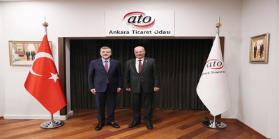 Rektörümüz Prof. Dr. Musa Yıldız, ATO Başkanı Gürsel Baran’ı Ziyaret Etti