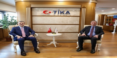 Rektörümüz Prof. Dr. Musa Yıldız, TİKA Başkanı Serkan Kayalar’ı Ziyaret Etti
