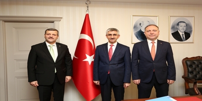 Rektörümüz Prof. Dr. Musa Yıldız, Milli Eğitim Bakan Yardımcısı Nazif Yılmaz’ı Ziyaret Etti