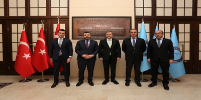 KOSGEB İdari Başkanı Hasan Basri Kurt, Rektörümüz Prof. Dr. Musa Yıldız’ı Ziyaret Etti