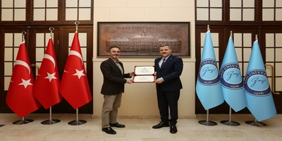 Yozgat İl Müftüsü Ali Gülden, Rektörümüz Prof. Dr. Musa Yıldız’ı Ziyaret Etti