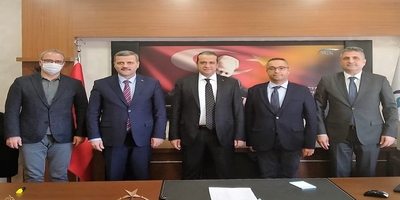 Rektörümüz Prof. Dr. Musa Yıldız, SGK Genel Sağlık Sigortası Genel Müdürü Prof. Dr. Gökhan Tuna Öztürk’ü Ziyaret Etti