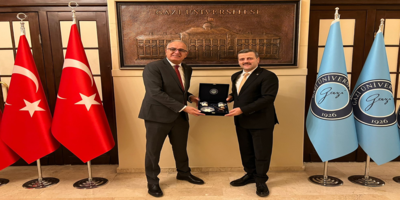 Türkiye Voleybol Federasyonu Başkanı Mehmet Akif Üstündağ, Rektörümüz Prof. Dr. Musa Yıldız’ı Ziyaret Etti