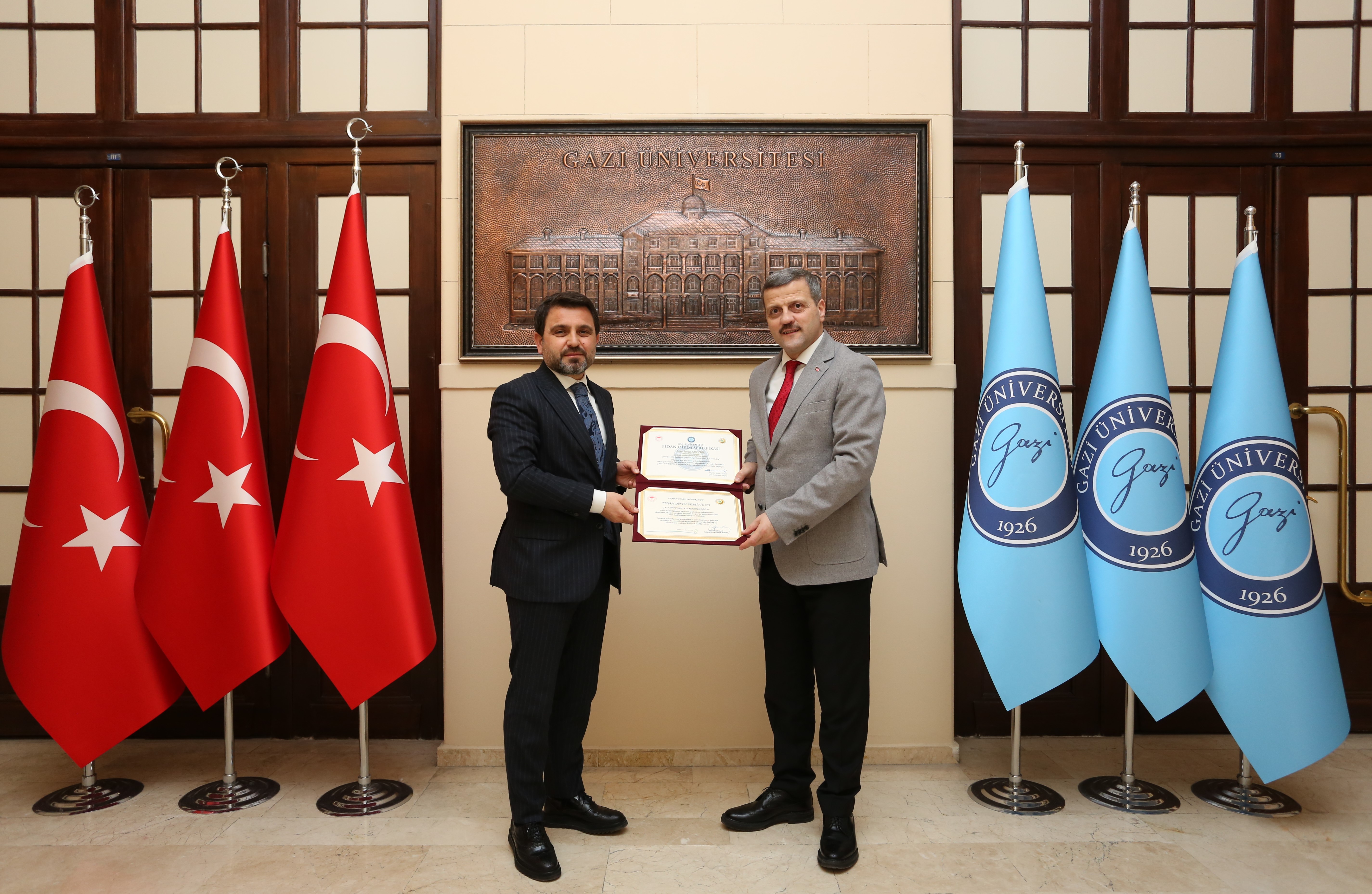 Çanakkale Savaşları Gelibolu Tarihi Alan Başkanı İsmail Kaşdemir, Rektörümüz Prof. Dr. Musa Yıldız’ı Ziyaret Etti-1