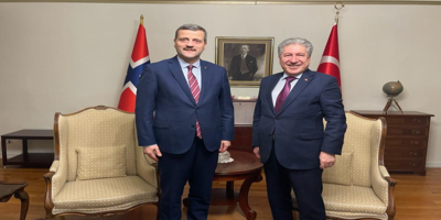 Rektörümüz Prof. Dr. Musa Yıldız, Norveç Büyükelçisi Fazlı Corman’ı Ziyaret Etti.