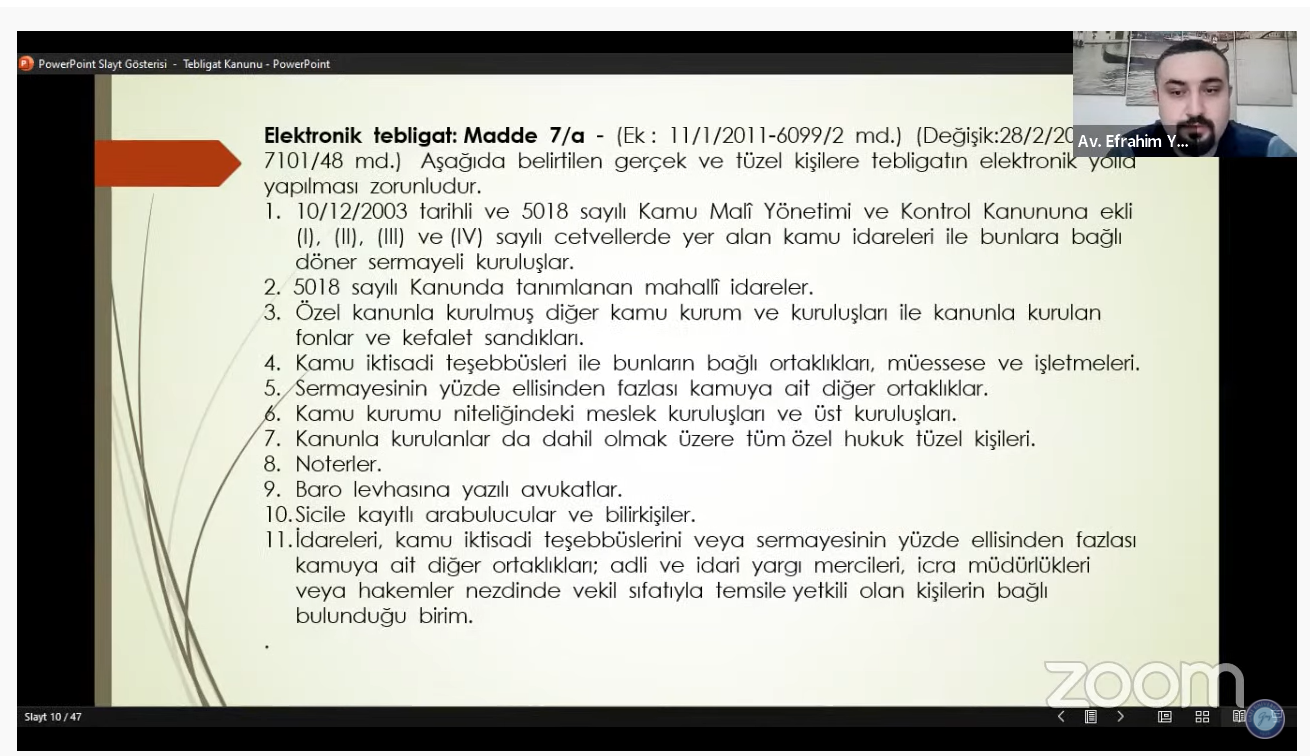 Üniversitemiz Akademik ve İdari Personeline Yönelik “Tebligat Kanunu” Konulu Hizmet İçi Eğitim Programı Gerçekleştirildi-1