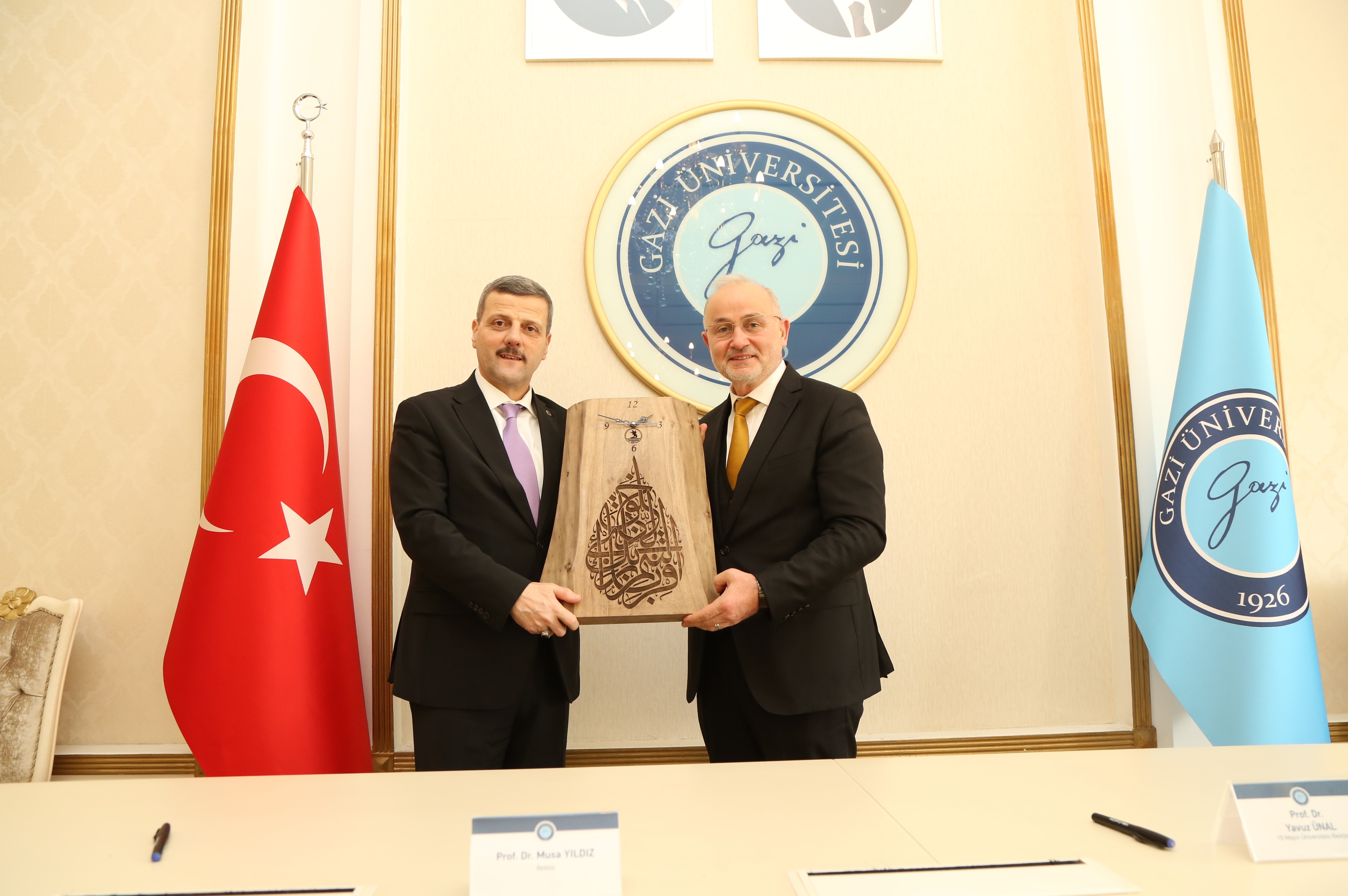 Üniversitemiz ile Ondokuz Mayıs Üniversitesi Arasında İş Birliği Protokolü İmzalandı-1