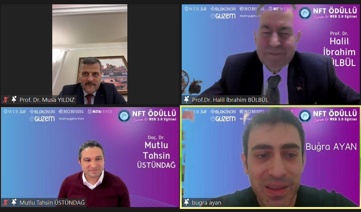 Üniversitemizde “NFT Ödüllü Web 3.0 Eğitimi” Başladı-1