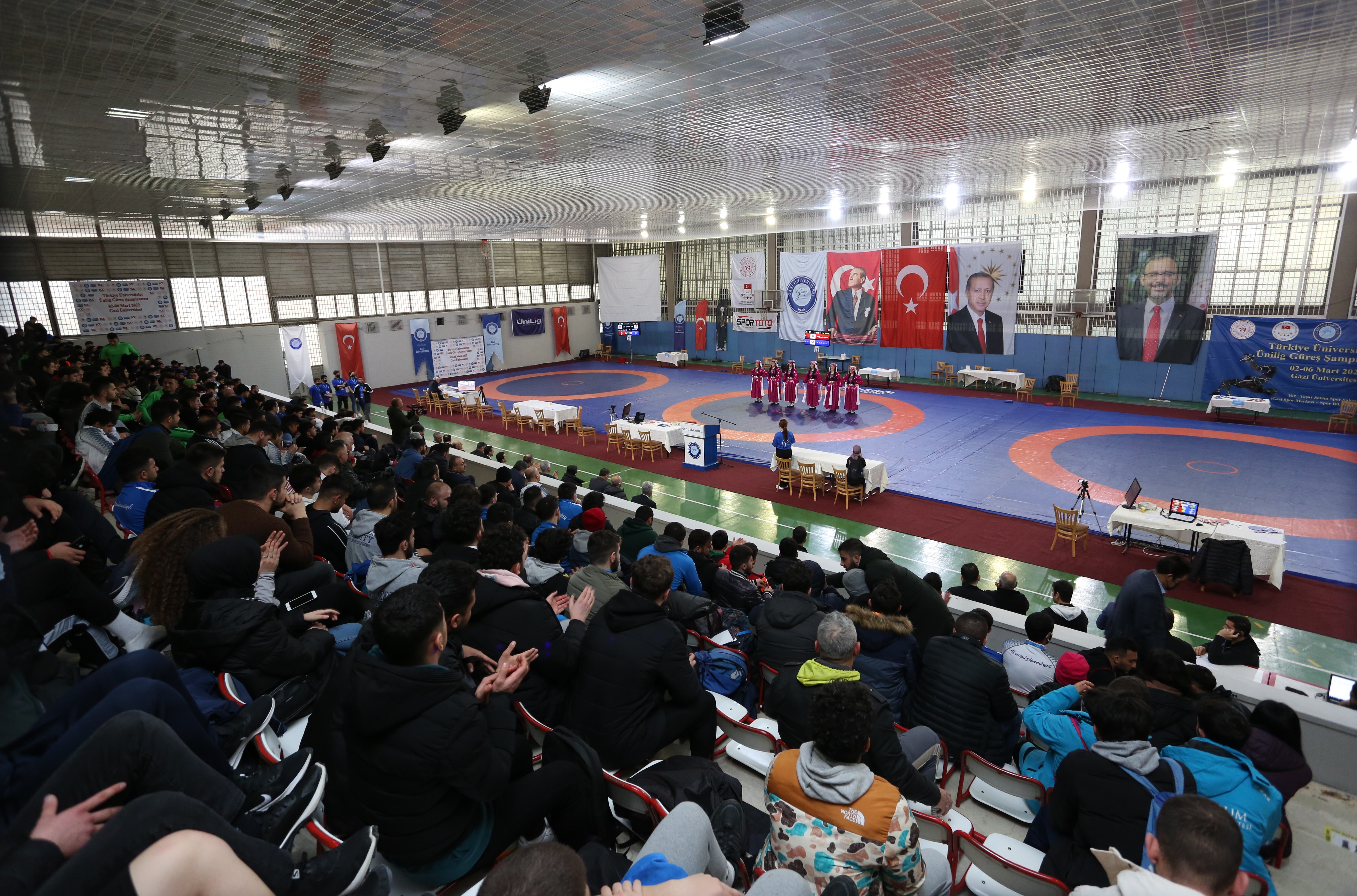 “Türkiye Üniversiteler Ünilig Güreş Şampiyonası” Üniversitemiz Ev Sahipliğinde Gerçekleştirildi-1