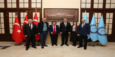 Türk Ocakları Ankara Şubesi, Rektörümüz Prof. Dr. Musa Yıldız’ı Ziyaret Etti