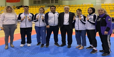 Üniversitemiz “Türkiye Üniversiteler Taekwondo Şampiyonası”nda Kadınlar Kategorisinde Birinci Oldu