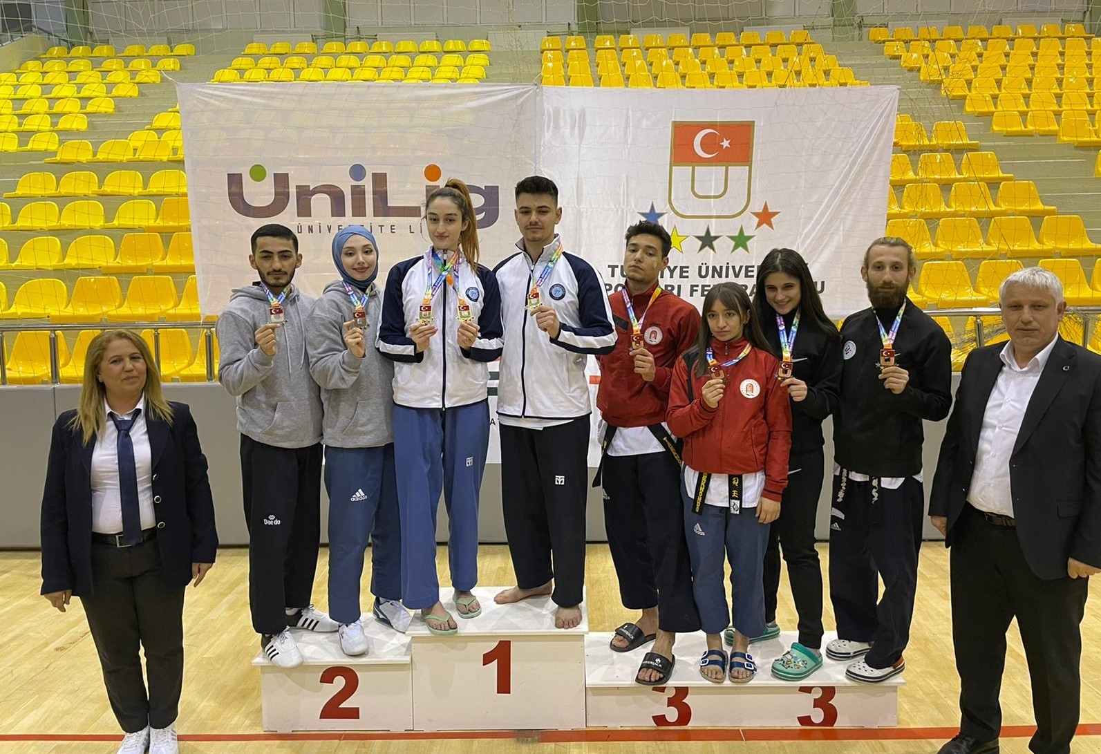 Üniversitemiz “Türkiye Üniversiteler Taekwondo Şampiyonası”nda Kadınlar Kategorisinde Birinci Oldu-1
