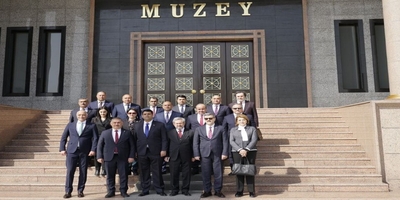 Rektörümüz Prof. Dr. Musa Yıldız, Nahçıvan Devlet Üniversitesi Rektörü Prof. Dr. Elbrus İsayev’i Ziyaret Etti