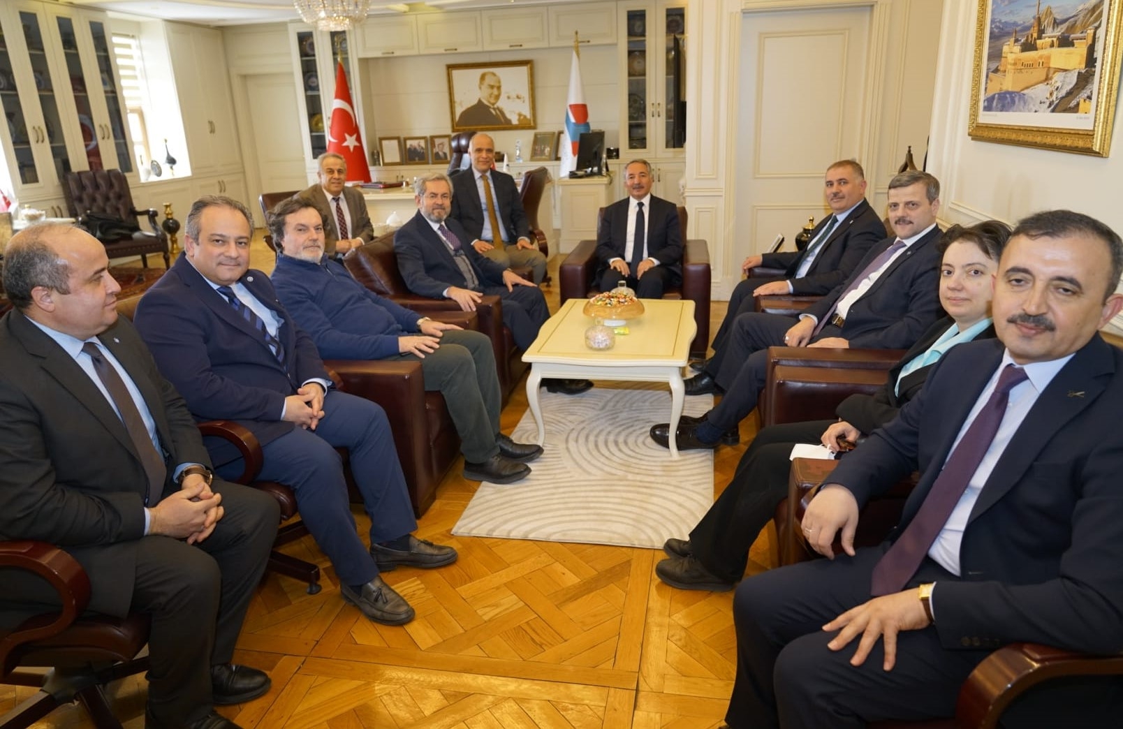 Rektörümüz Prof. Dr. Musa Yıldız Ağrı İbrahim Çeçen Üniversitesi Rektörü Prof. Dr. Abdulhalik Karabulut’u Ziyaret Etti-1