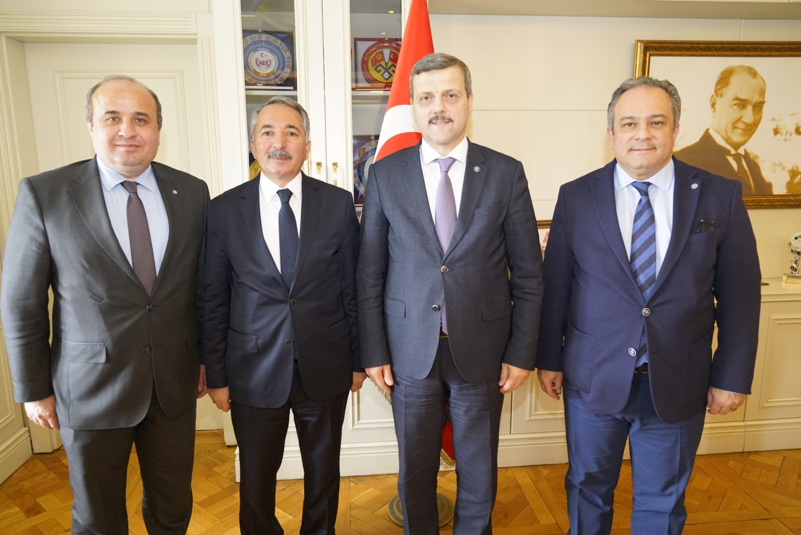 Rektörümüz Prof. Dr. Musa Yıldız Ağrı İbrahim Çeçen Üniversitesi Rektörü Prof. Dr. Abdulhalik Karabulut’u Ziyaret Etti-1