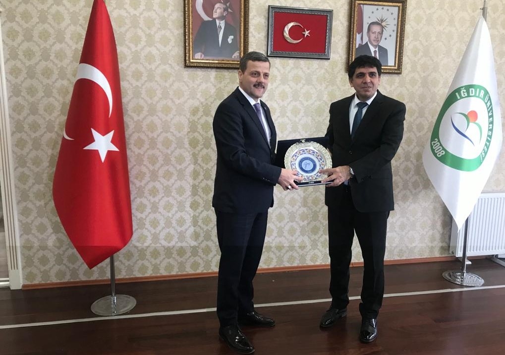 Rektörümüz Prof. Dr. Musa Yıldız Iğdır Üniversitesi Rektörü Prof. Dr. Mehmet Hakkı Alma’yı Ziyaret Etti-1