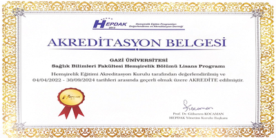 Sağlık Bilimleri Fakültesi Hemşirelik Bölümü, Hemşirelik Eğitim Programları Değerlendirme ve Akreditasyon Derneği Tarafından Akredite Edildi