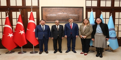 Fen Fakültesi Üst Yönetimi, Rektörümüz Prof. Dr. Musa Yıldız’ı Ziyaret Etti 